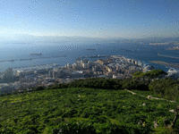 Gibraltar depuis les hauteurs
