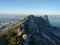 Au sommet (ou presque) de Gibraltar.