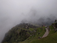 Jour 5 - La Machu Picchu dans le brouillard et sous la pluie...