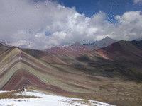 La fameuse montagne colorée.
